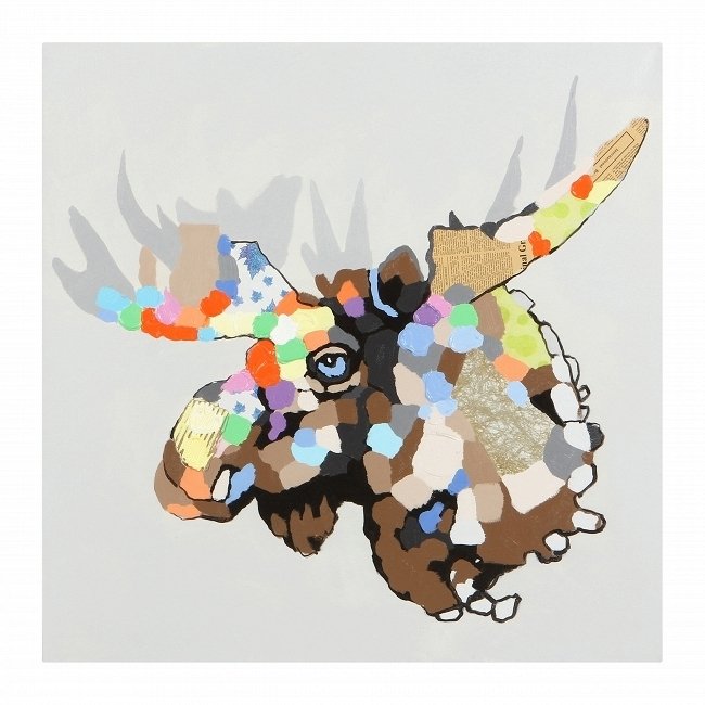 Картина на холсте Moose с подрамником 100х100