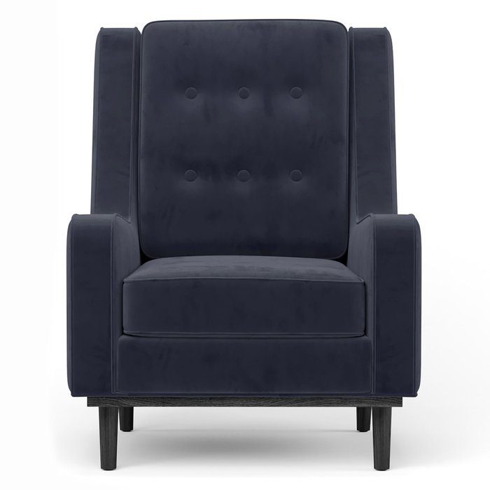 Кресло Scott синего цвета