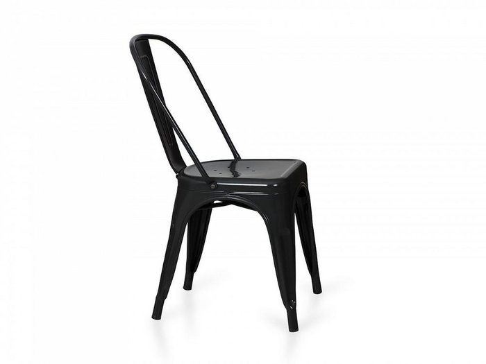 Стул Tolix черного цвета - лучшие Обеденные стулья в INMYROOM