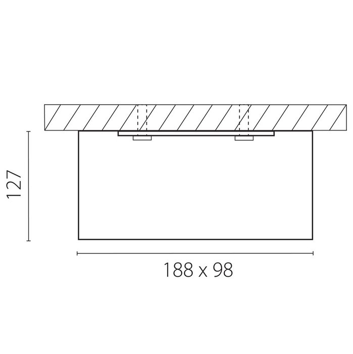 Накладной светильник Rettango L белого цвета - лучшие Накладные споты в INMYROOM
