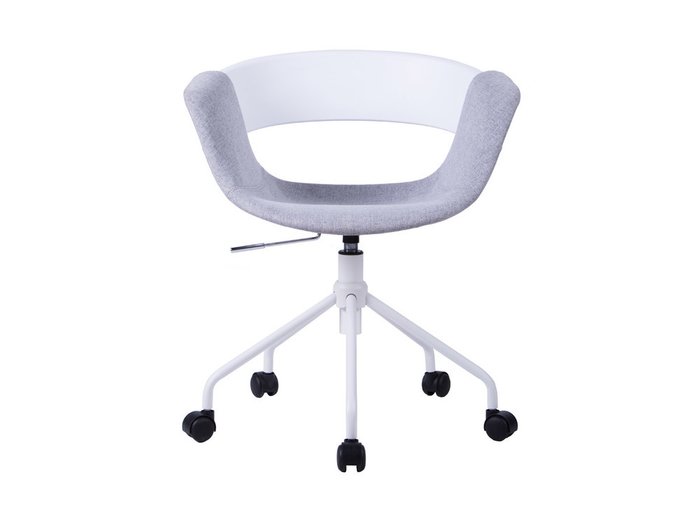 Стул Swing серо-белого цвета - купить Офисные кресла по цене 10600.0