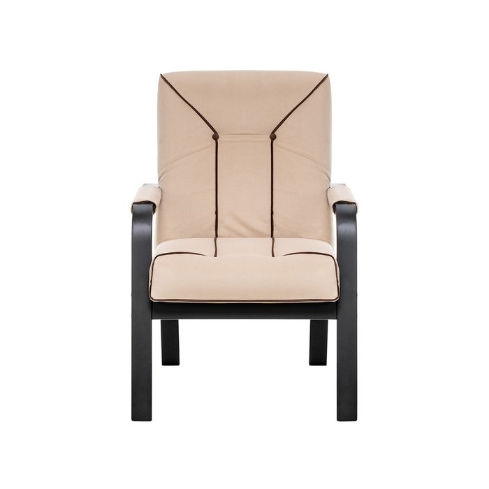 Кресло Модена Люкс бежевого цвета - купить Интерьерные кресла по цене 17610.0