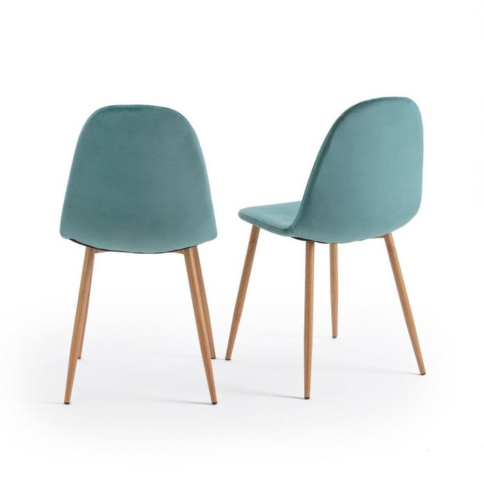 Комплект из двух стульев Lavergn бледно-зеленого цвета - купить Обеденные стулья по цене 9904.0