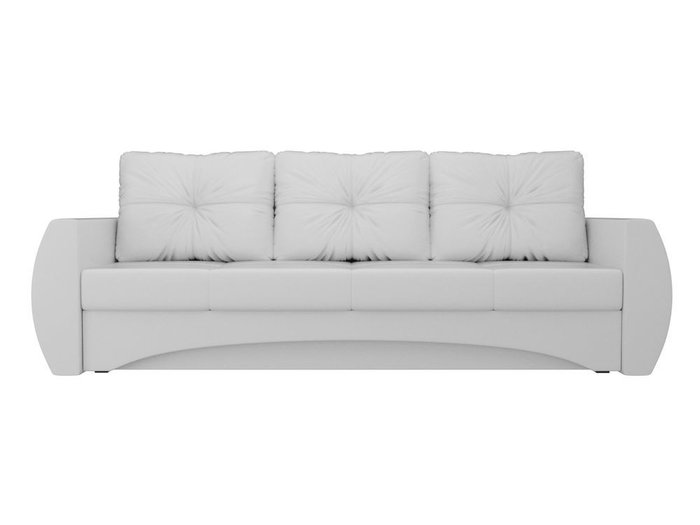 Прямой диван-кровать Сатурн белого цвета (экокожа) - купить Прямые диваны по цене 40990.0