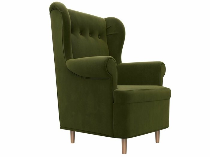 Кресло Торин зеленого цвета - лучшие Интерьерные кресла в INMYROOM