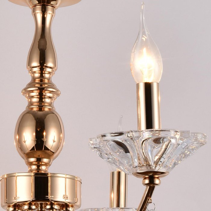 IL1242-8PPA-29 GD светильник потолочный - лучшие Подвесные люстры в INMYROOM IL1242-8PPA-29 GD светильник потолочный - лучшие Подвесные люстры в INMYROOM