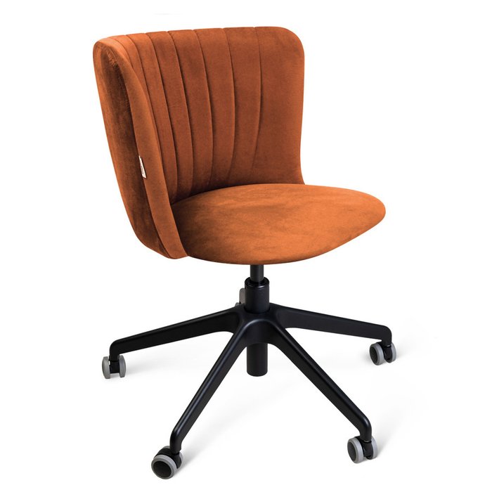 Офисный стул Intercrus коричневого цвета