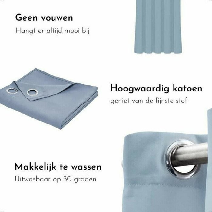 Занавес TODAY Essential Denim 140 x 240 см - купить Шторы по цене 5816.0
