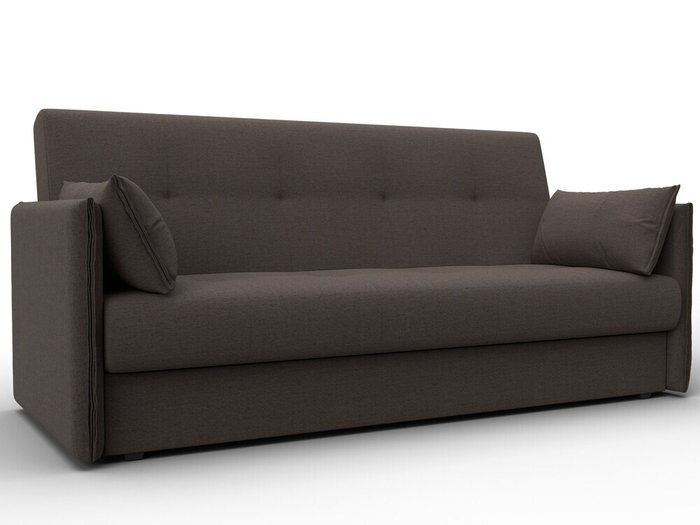 Диван-кровать Лига 018 темно-коричневого цвета Диван-кровать Лига 018 темно-коричневого цвета