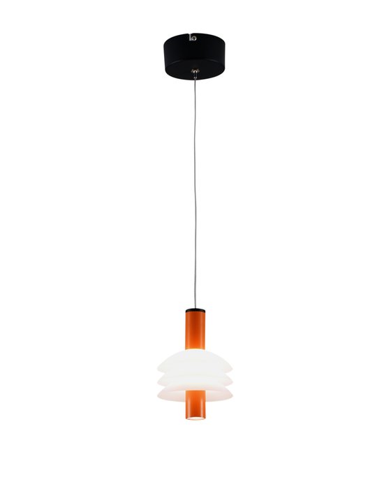Подвесной светодиодный светильник Sylv бело-оранжевого цвета - купить Подвесные светильники по цене 4890.0