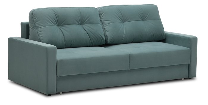 Прямой диван-кровать Сити  голубого цвета - лучшие Прямые диваны в INMYROOM