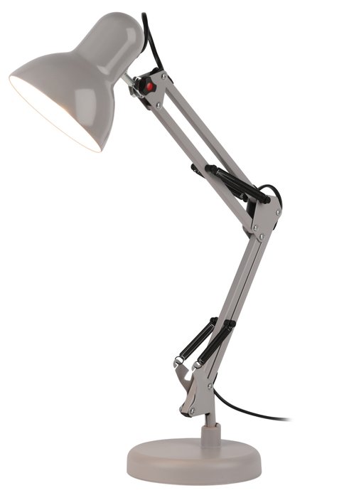 Настольная лампа N-214 Б0052762 (металл, цвет серый)