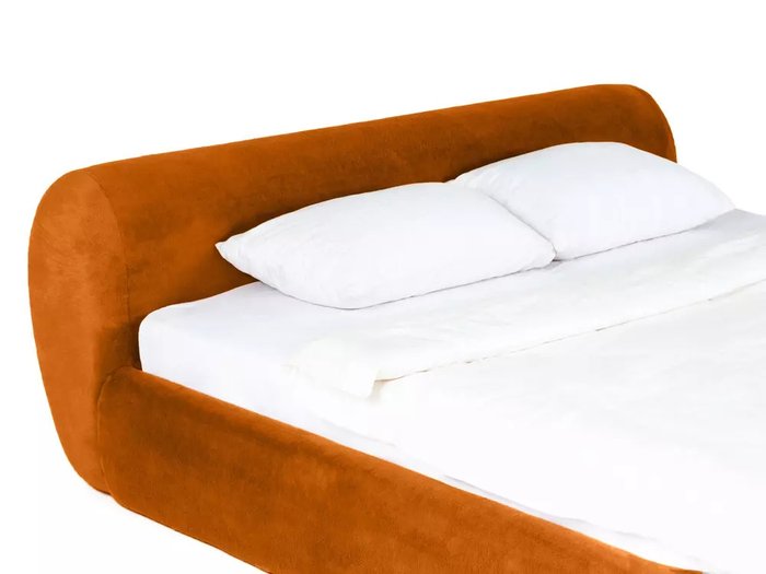 Кровать Sintra 180х200 терракотового цвета без подъёмного механизма - лучшие Кровати для спальни в INMYROOM