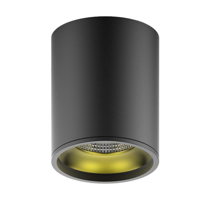 Потолочный светодиодный светильник Overhead черного цвета