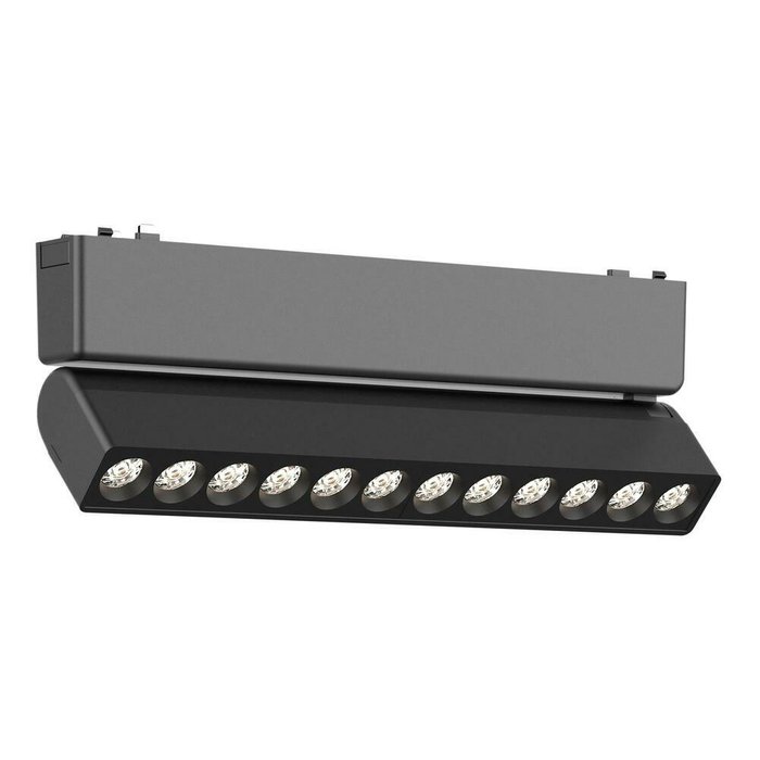 Магнитный трековый светильник Черный LED 1*12W 3000K 710Lm Ra>90 >90 IP20 L230xW26xH80 48V SKYFLAT Магнитный трековый светильник Черный LED 1*12W 3000K 710Lm Ra>90 >90 IP20 L230xW26xH80 48V SKYFLAT