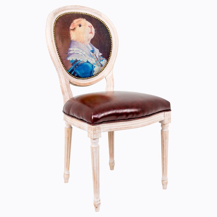 Стул Музейный экспонат версия 20 Благочестивая Марта с сидением из экокожи - купить Обеденные стулья по цене 29000.0
