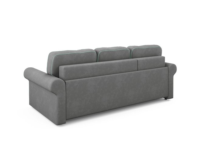 Угловой диван-кровать левый Tulon серого цвета - лучшие Угловые диваны в INMYROOM