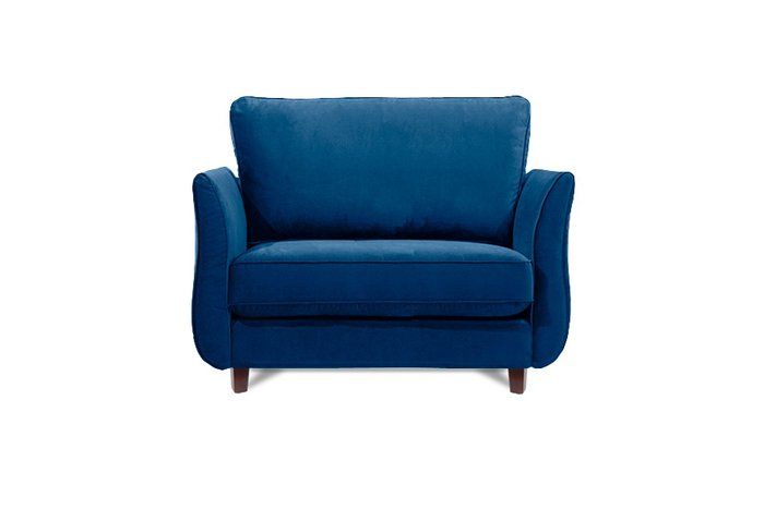 Кресло Фуго синего цвета