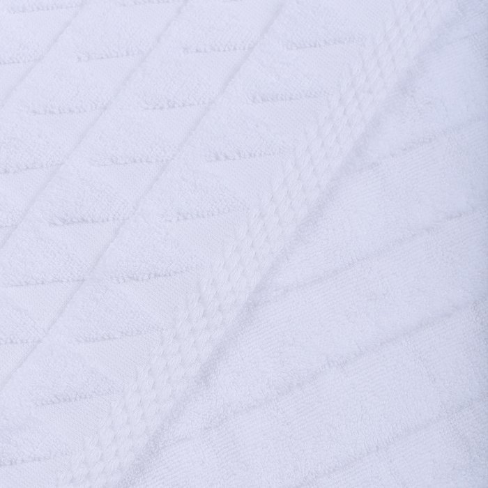 Полотенце Emma 50х100 белого цвета - лучшие Банные полотенца в INMYROOM