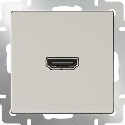 Розетка HDMI бежевого цвета Розетка HDMI бежевого цвета