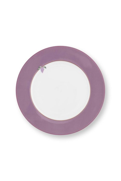 Набор из двух тарелок Lily&Lotus Uni Lilac 21 бело-розового цвета - купить Тарелки по цене 3737.0 Набор из двух тарелок Lily&Lotus Uni Lilac 21 бело-розового цвета - купить Тарелки по цене 3737.0