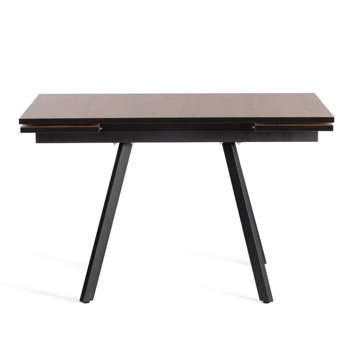 Раздвижной обеденный стол Vigo коричневого цвета - лучшие Обеденные столы в INMYROOM