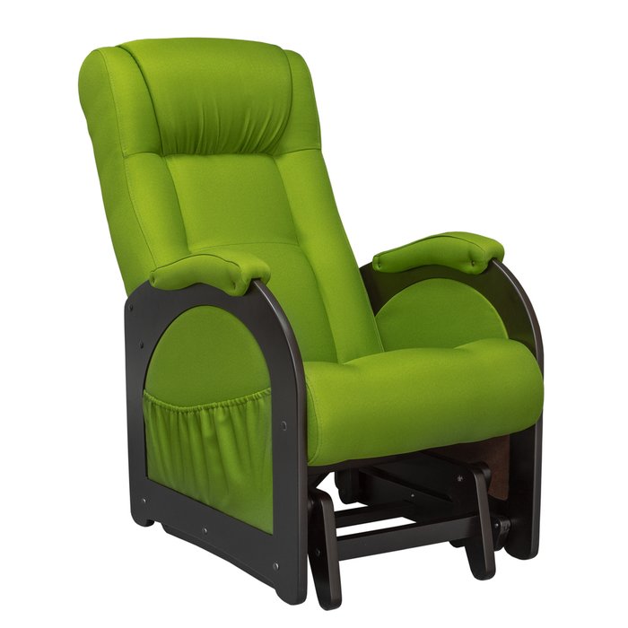 Кресло-глайдер для отдыха Модель 48 без лозы венге/Montana501 - купить Интерьерные кресла по цене 15337.0