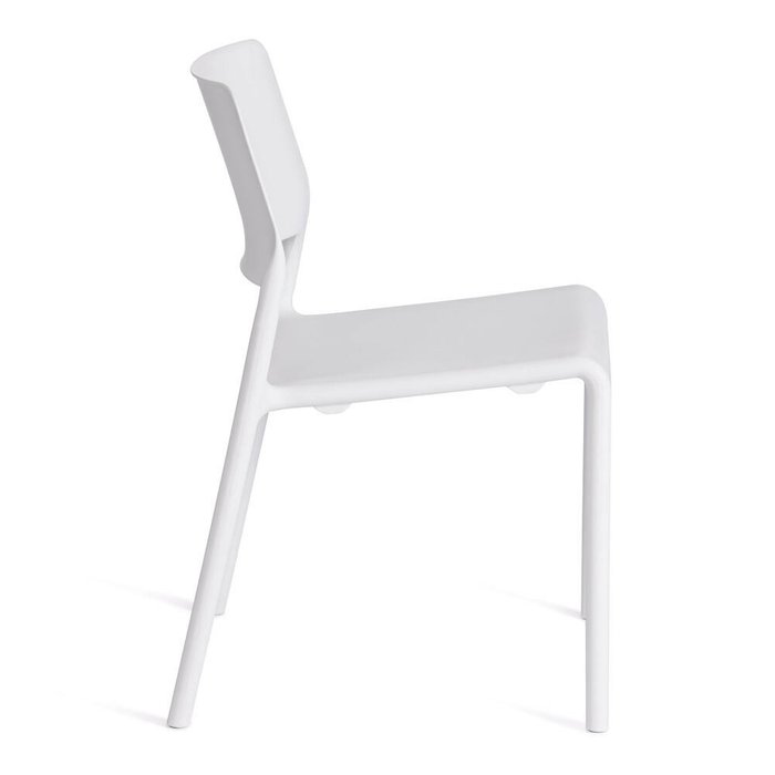 Набор из четырех стульев Furdi белого цвета - лучшие Обеденные стулья в INMYROOM