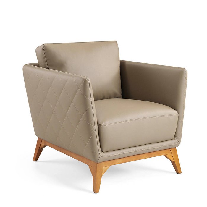 Кресло Nobleza серо-коричневого цвета