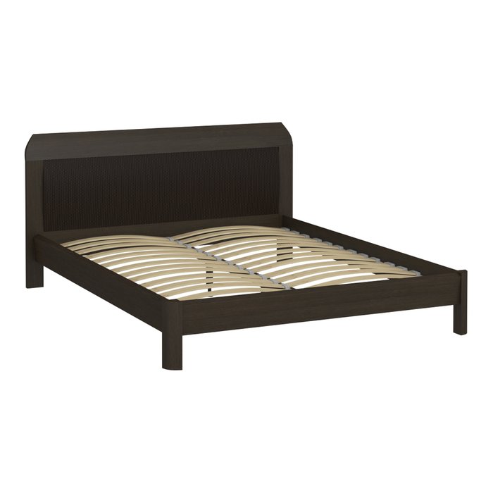 Кровать Магна 180х200 темно-коричневого цвета - лучшие Кровати для спальни в INMYROOM