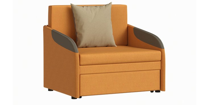 Кресло-кровать Громит коричневого цвета
