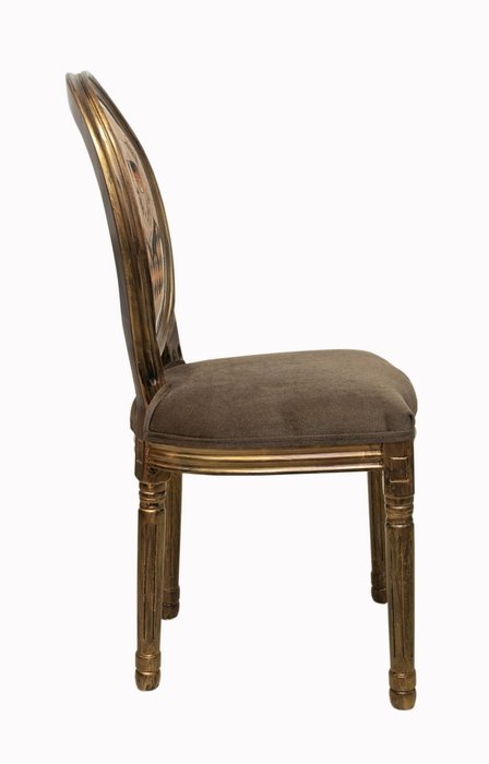 Стул Volker Brown Bear с мягкой обивкой  - купить Обеденные стулья по цене 25500.0
