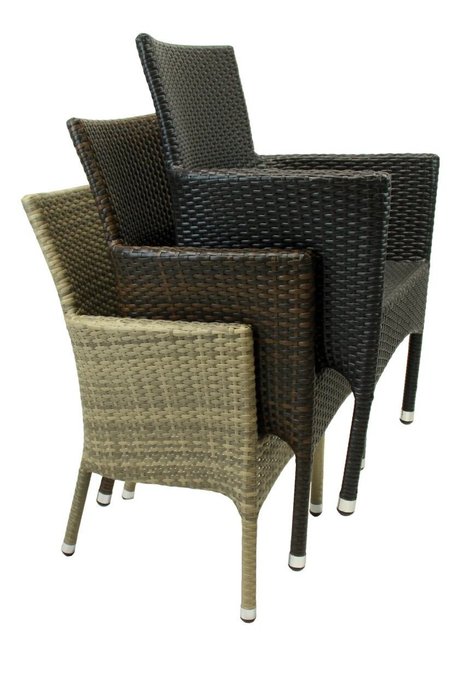 Кресло садовое Milano коричневого цвета  - купить Садовые кресла по цене 15000.0