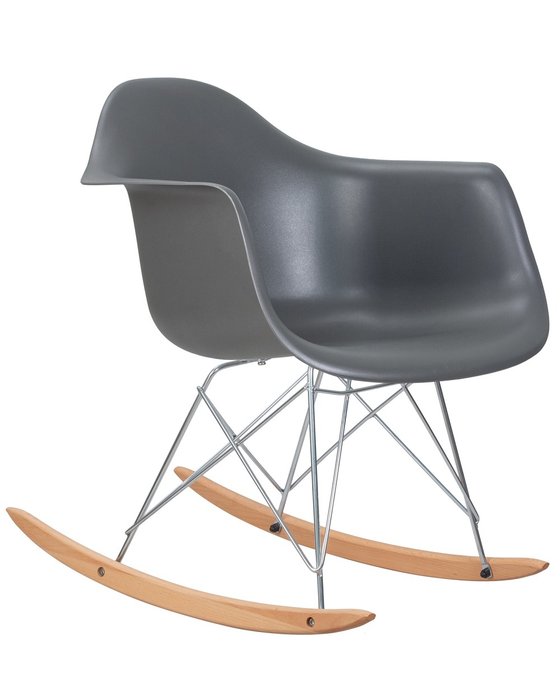 Кресло-качалка Rock серого цвета - купить Интерьерные кресла по цене 6050.0