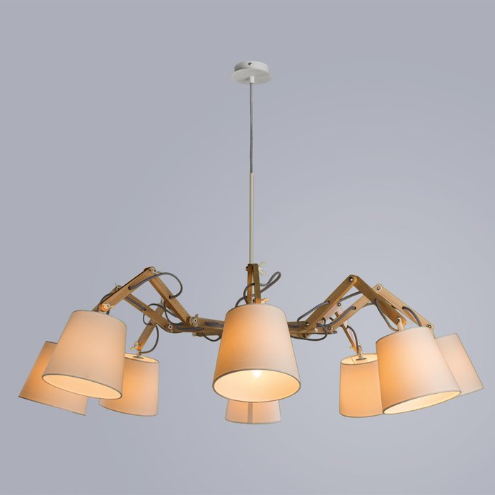 Подвесная люстра Arte Lamp Pinoccio в стиле лофт  - купить Подвесные люстры по цене 21990.0