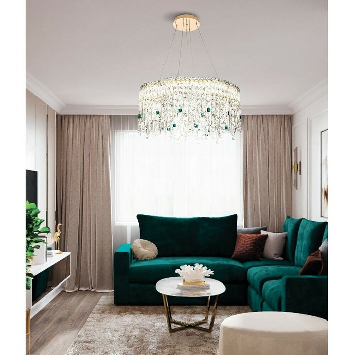 Подвесная люстра ML.2317.700 GD (хрусталь, цвет прозрачный) - купить Подвесные люстры по цене 59000.0 Подвесная люстра ML.2317.700 GD (хрусталь, цвет прозрачный) - купить Подвесные люстры по цене 59000.0