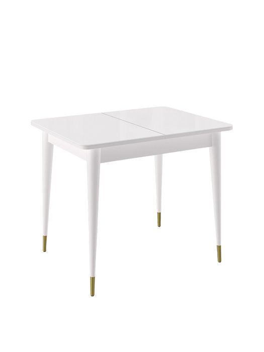 Раздвижной обеденный стол 900K белого цвета Раздвижной обеденный стол 900K белого цвета