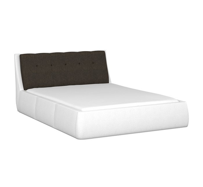 Кровать Гесиона 160х200 белого цвета с подъемным механизмом  - купить Кровати для спальни по цене 44604.0