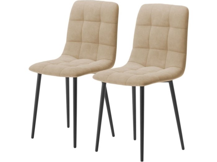 Комплект из двух стульев Чили бежевого цвета