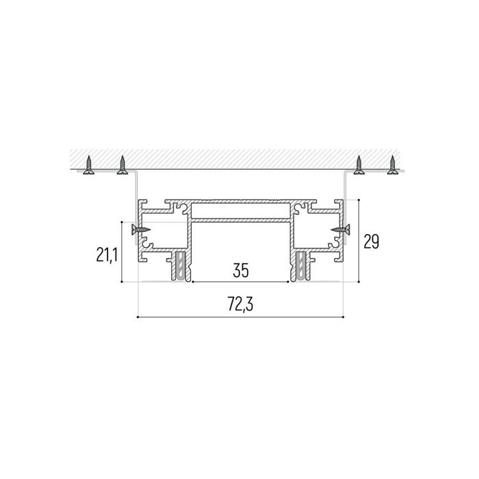 Интрудер для встраивания однофазного трека Novotech 135192 - лучшие Соединитель (коннектор) для треков в INMYROOM Интрудер для встраивания однофазного трека Novotech 135192 - лучшие Соединитель (коннектор) для треков в INMYROOM