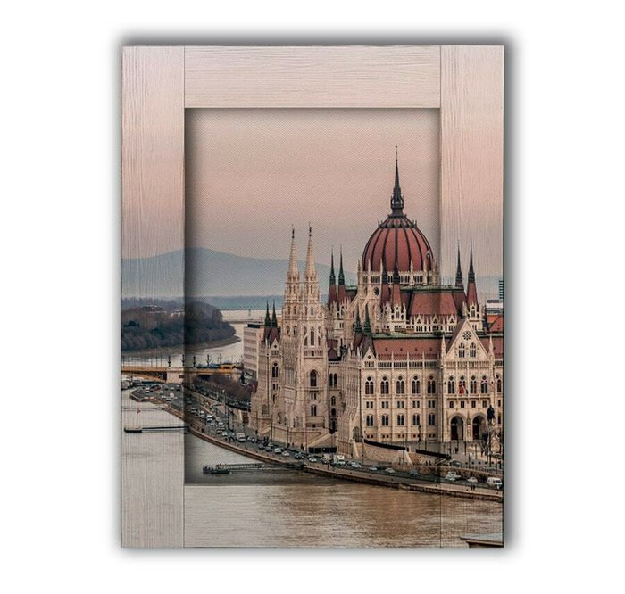 Картина с арт рамой Будапешт 60х80 см