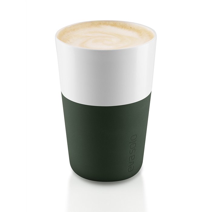Чашки для латте Eva Solo 2 шт. тёмно-зелёные - купить Чашки по цене 3300.0