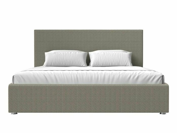 Кровать Кариба 180х200 серо-бежевого цвета с подъемным механизмом - купить Кровати для спальни по цене 75999.0