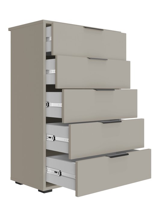 Комод Оптима ОП-05 цвет глиняный серый/риолит - купить Комоды по цене 15463