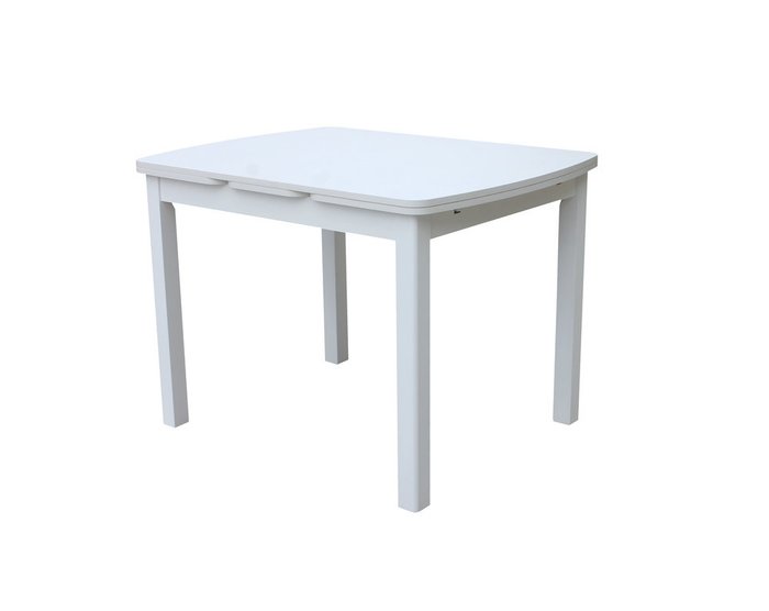 Раскладной обеденный стол Орлеан белого цвета