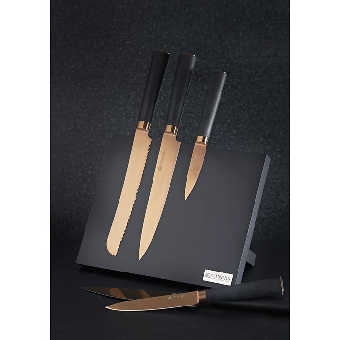 Набор из пяти ножей и подставки Titan Copper - купить Прочее по цене 14550.0