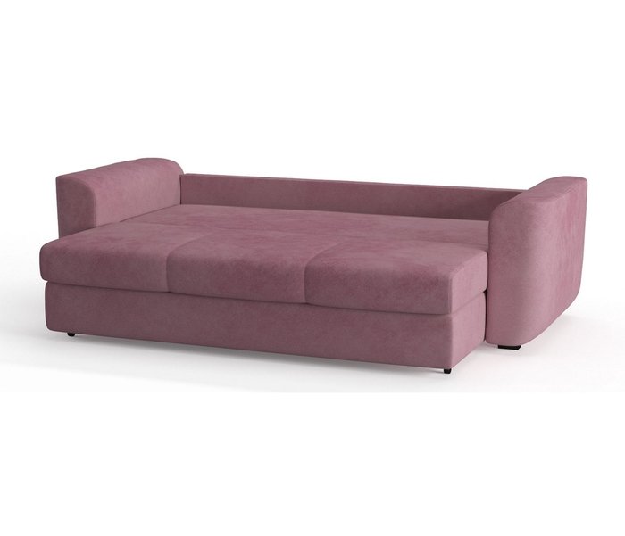 Диван-кровать Салтфорд в обивке из велюра розового цвета - лучшие Прямые диваны в INMYROOM