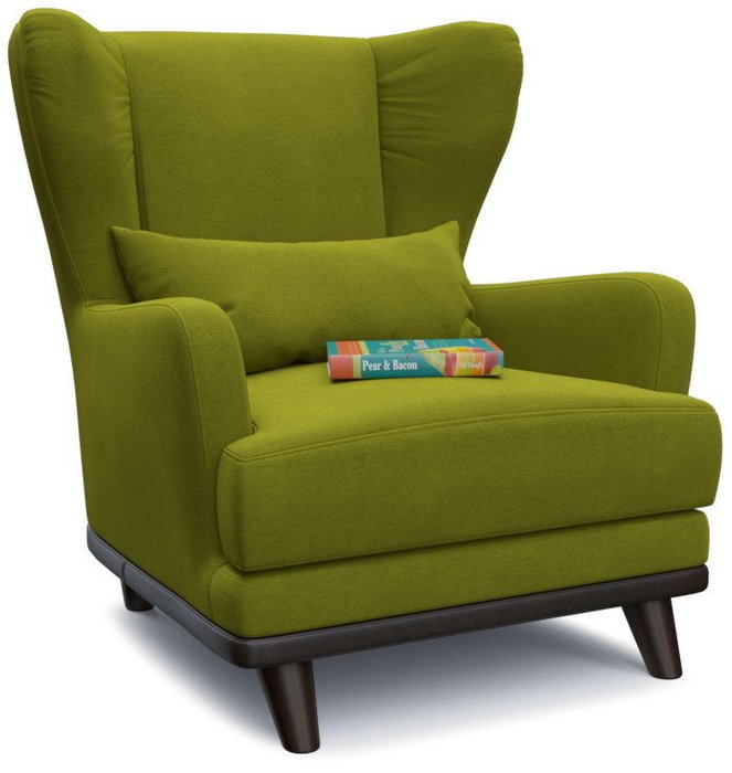 Кресло Роберт Людвиг дизайн 5 зеленого цвета