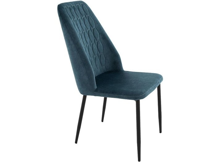 Стул Марсала синего цвета - лучшие Обеденные стулья в INMYROOM