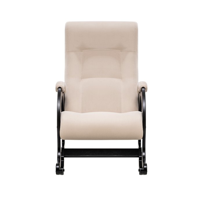 Кресло-качалка Модель 44 бежевого цвета - купить Интерьерные кресла по цене 15933.0